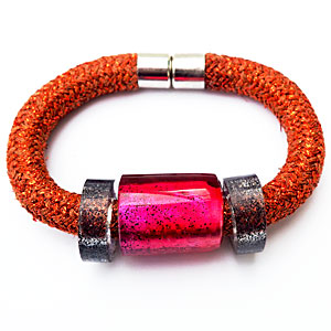 Wrist Candy Pink on Copper