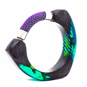 Purple and Green Bangle