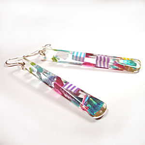 Long Lozenge Earrings